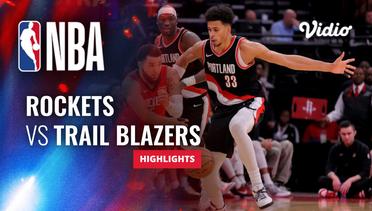 Houston Rockets vs Portland Trail Blazers - Highlights | NBA Regular Season 2023/24