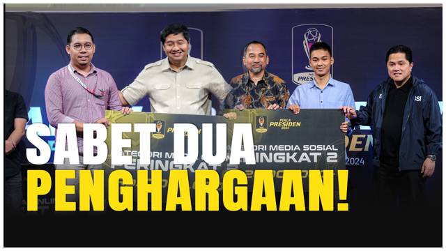 Mantap! Jurnalis Bola.com dan Bola.net Raih Penghargaan Lomba Karya Jurnalistik Piala Presiden 2024