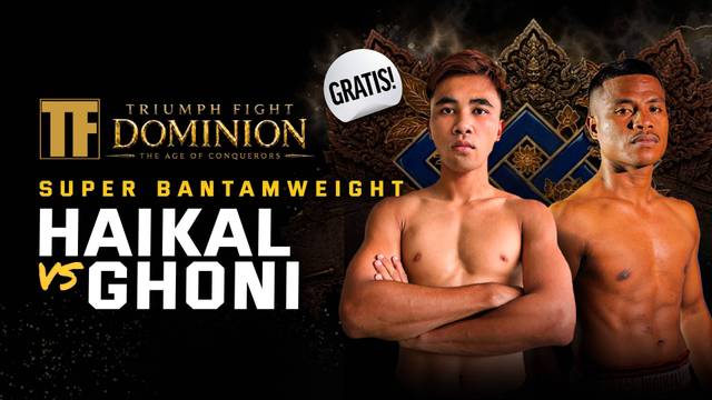 Haikal vs Ghoni - Full Match | Triumph Fight Dominion