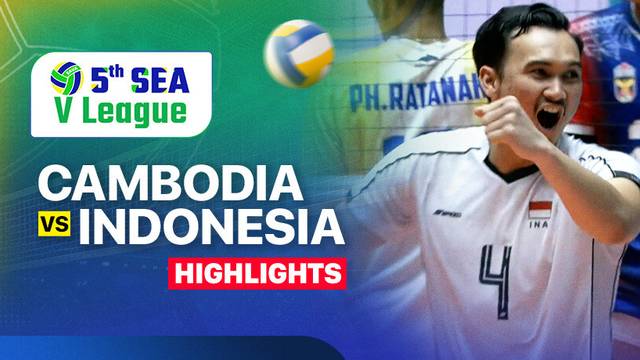 Men: Cambodia vs Indonesia - Highlight | SEA VLeague 2025