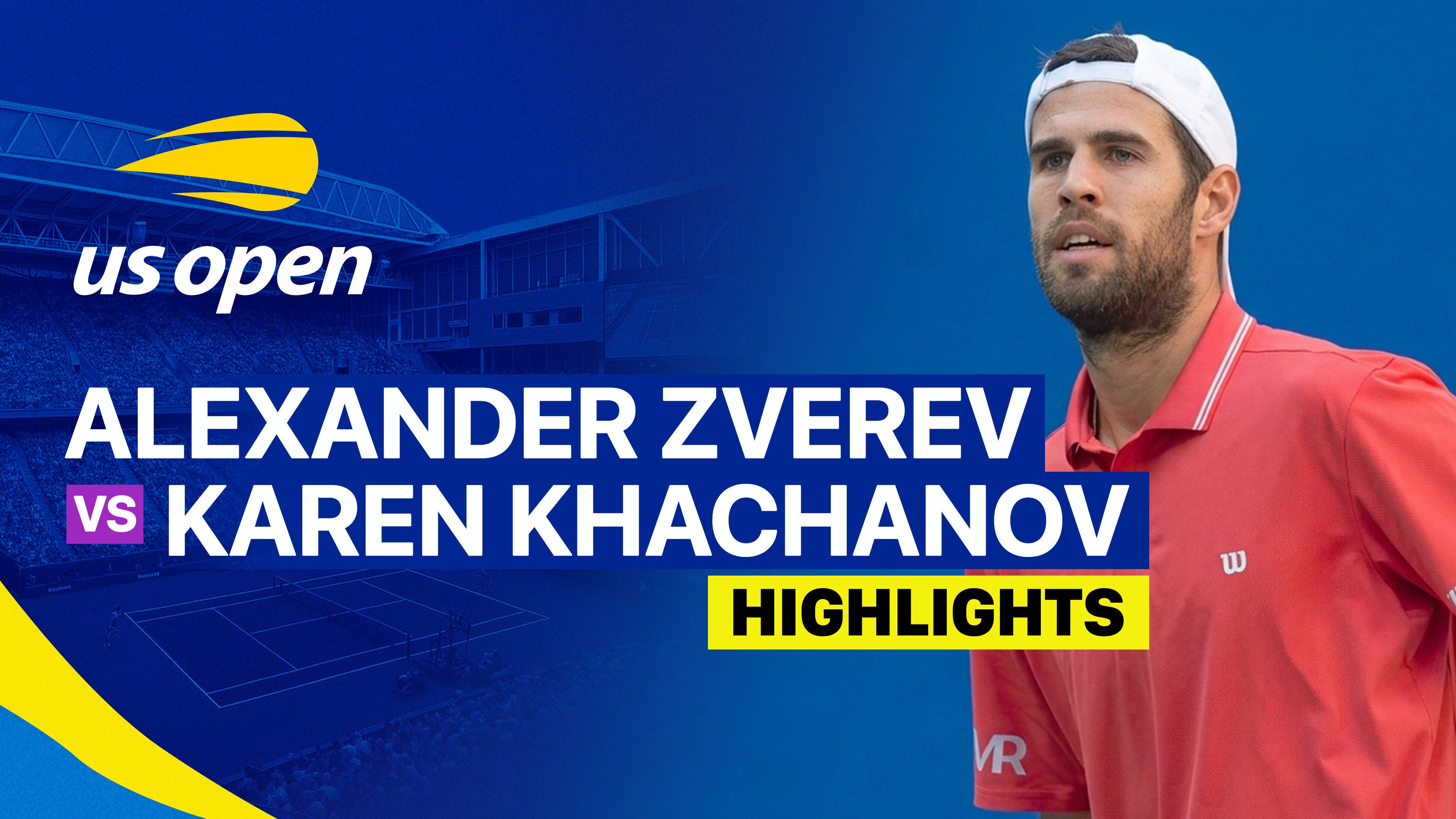 Alexander Zverev vs Karen Khachanov - Men's Singles Semifinals | US Open Tennis Championships 2026