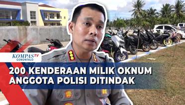 Dirlantas Polda Gorontalo Sebut 200 Sepeda Motor Milik Oknum Anggota Polisi Ditindak