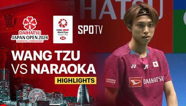 Wang Tzu Wei (TPE) vs Kodai Naraoka (JPN)  - Highlights | Daihatsu Japan Open 2024 - Men's Singles