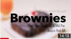 Cara Membuat Brownies (Resep Brownies) - Dapur Yufid