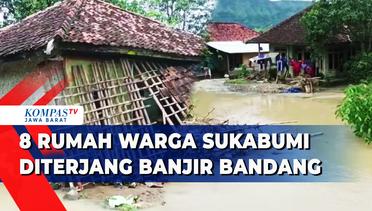 Banjir Bandang Merendam Rumah Dan Jalan Penghubung Desa