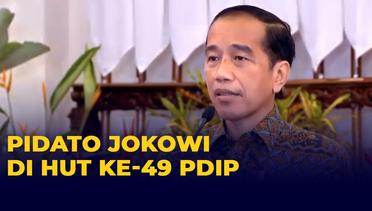 [Full] Pidato Presiden Jokowi di HUT ke-49 PDI Perjuangan