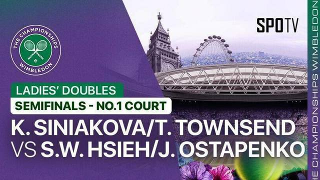 Katerina Siniakova/Taylor Townsend vs Su-Wei Hsieh/Jelena Ostapenko - Full Match | Wimbledon 2025