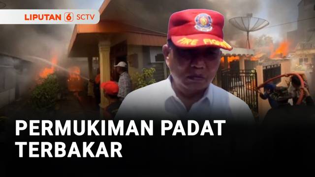 Permukiman Terbakar, 8 Rumah Ludes | Liputan 6