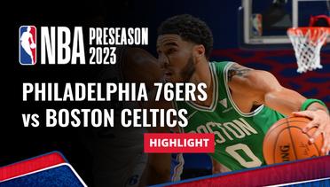 Philadelphia 76ers vs Boston Celtics - Highlights | NBA Preseason 2023/24