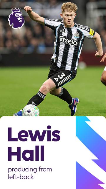 Aksi terbaik Lewis Hall sebagai bek kiri di Newcastle | Premier League 2025/26
