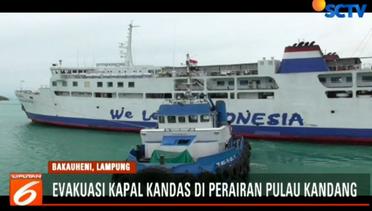 Kapal Titian Nusantara Kandas di Selat Sunda, Evakuasi Berlangsung Dramatis - Liputan6 Petang Terkini