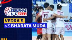 Putra: Vedra's vs Bharata Muda - Full Match | Kejurnas Bola Voli Antarklub U-17 2023