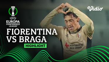Highlights - Fiorentina vs Braga | UEFA Europa Conference League 2022/23