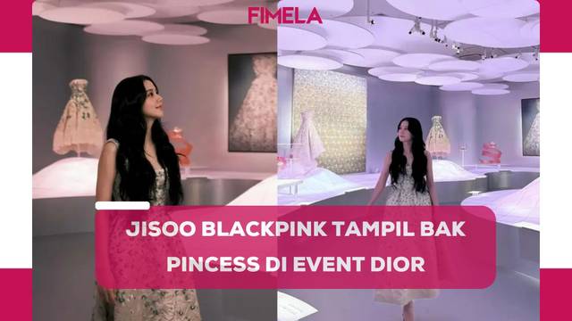 Comeback di Event Dior, Jisoo BLACKPINK Tampil Bak Princess Saat Foto Bareng Natalie Portman