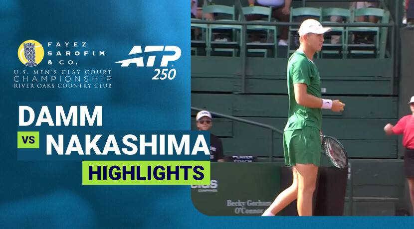 Martin Damm vs Brandon Nakashima - Round 1 | ATP 250: Fayez Sarofim & Co. U.S. Men's Clay Court Championship 2026