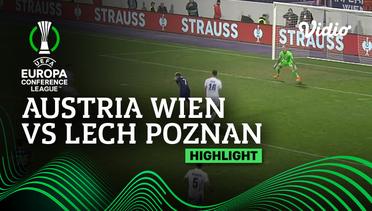 Highlights - Austria Wien vs Lech Poznan | UEFA Europa Conference League 2022/23