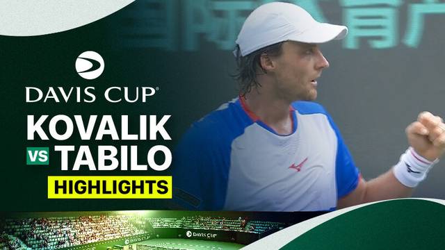 Jozef Kovalik (SVK) vs Alejandro Tabilo (CHI) - Highlights | Davis Cup Finals Group Stage 2024