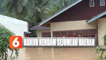 Rumah di Dharmasraya Terendam Banjir, Sementara Jalan Penghubung Sumedang-Garut Tertutup Lumpur