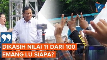 Curhat ke Komunitas Ojol, Prabowo: Saya Sedih Dikasih Nilai 11 dari 100