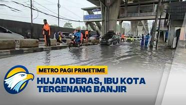 Diguyur Hujan Deras, Ibu Kota Tergenang Banjir