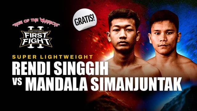Rendi Singgih vs Erpin Syah - Super Lightweight Kick Boxing - Full Match | First Fight Volume 2