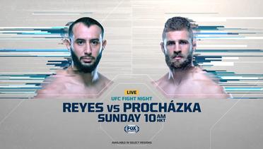Reyes vs Prochazka | UFC Fight Night