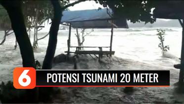 Benarkah Ada Potensi Gempa dan Tsunami 20 Meter di Selatan Pulau Jawa?
