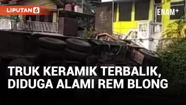 Rem Blong, Truk Keramik Terbalik di Bandung