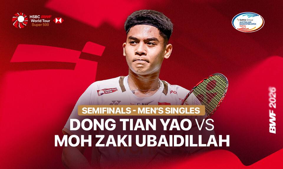Dong Tian Yao vs Moh. Zaki Ubaidillah