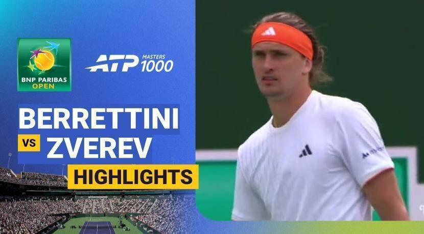 Matteo Berrettini vs Alexander Zverev - Round 2 | ATP 1000: BNP Paribas Open 2026
