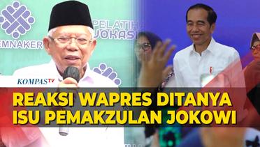 Wapres Ma'ruf Amin Tanggapi soal Isu Hak Angket DPR Berujung Pemakzulan Jokowi