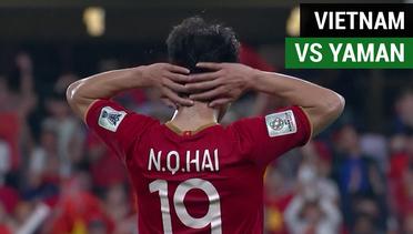 Highlights Piala Asia 2019, Vietnam Vs Yaman 2-0