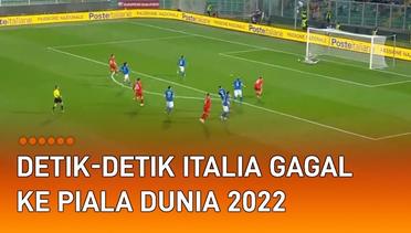 Detik-Detik Dramatis Italia Gagal ke Piala Dunia 2022