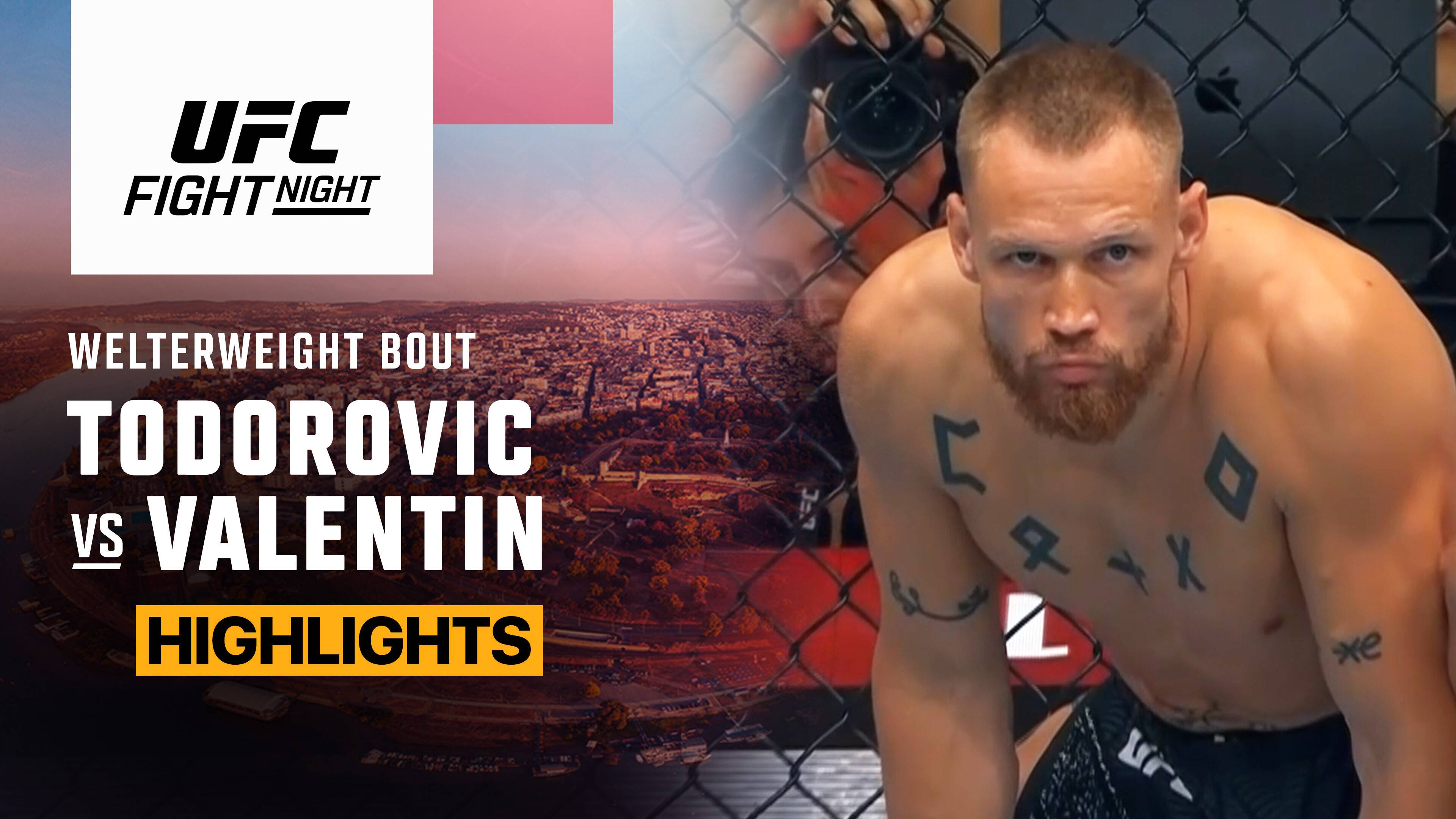 Dusko Todorovic vs Robert Valentin - Middleweight | UFC Fight Night