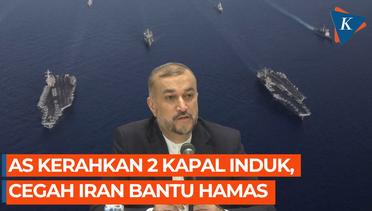 AS Kirim Kapal Induk ke Laut Mediterania, Cegah Iran dan Kelompok Lain Ikut Campur Perang Hamas-Isra