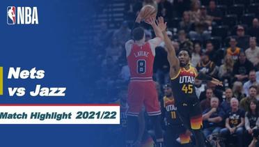 Match Highlight | Brooklyn Nets vs Utah Jazz | NBA Regular Season 2021/22