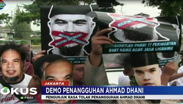 Sekelompok Massa Berdemo Tolak Penangguhan Penahanan Ahmad Dhani - Fokus Pagi