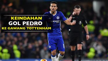 Keindahan Gol Pedro Rodriguez pada Laga Chelsea Vs Tottenham Hotspur