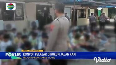 Konvoi Pelajar Dihukum Jalan Kaki