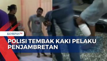 Detik-Detik Polisi Tembak Kaki Pelaku Penjambretan di Padang!