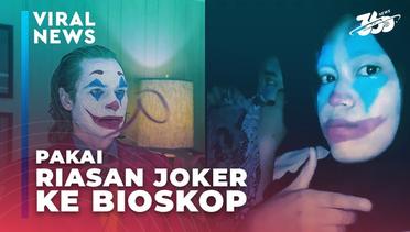 Viral! Perempuan Ini Pergi ke Bioskop dengan Riasan Ala ‘Joker’ Untuk Penuhi Nazar