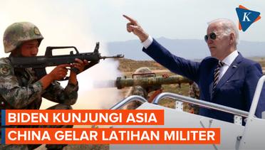 China Gelar Latihan Militer saat Biden Kunjungi Asia