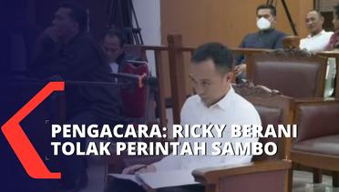 Sidang Eksepsi, Pengacara: Ricky Rizal Berani Tolak Perintah Ferdy Sambo untuk Tembak Yosua