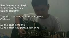Vierra - Bersamamu + Lirik ( Fingerstyle Guitar Cover By Fery Fadly )