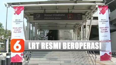 Hari Kedua Beroperasi, LRT Jakarta Masih Sepi Penumpang - Liputan 6 Siang