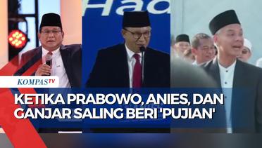 Diminta Satu Kata Soal Bacapres Saingannya, Prabowo Sebut Ganjar Gubernur, Anies Profesor