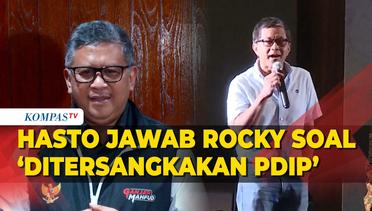 Hasto Jawab Rocky Gerung soal 'Ditersangkakan PDIP' di Kasus Penghinaan Jokowi