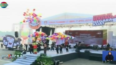 Pelepasan Balon Awali Deklarasi Kampanye Damai Pemilu Serentak 2019 di Monas - Fokus