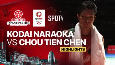 Kodai Naraoka (JPN) vs Chou Tien Chen (TPE) - Highlights | Daihatsu Japan Open 2024 - Men's Singles Semifinal