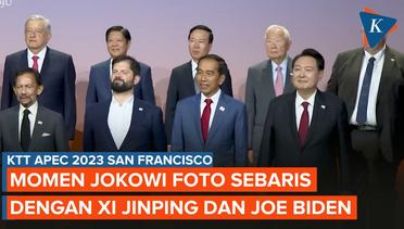 Sebaris dengan Xi Jinping dan Biden, Jokowi Diapit Presiden Chile dan Korsel
